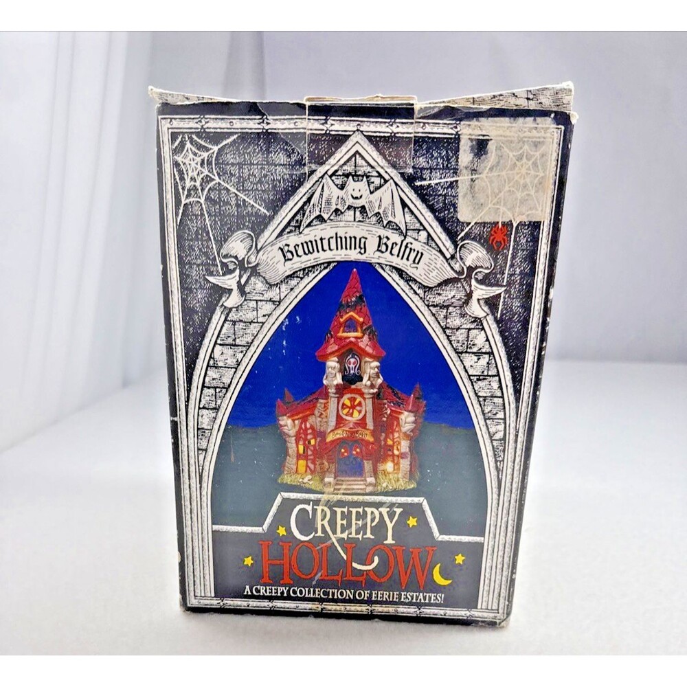 Midwest Cannon Falls Creepy Hollow Bewitching Belfry 1995 Halloween 13355-2 Box